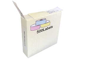 Paperboard Dispenser Box for Rolls of Labels