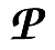 Letter P Monogram