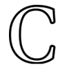 Letter C Monogram